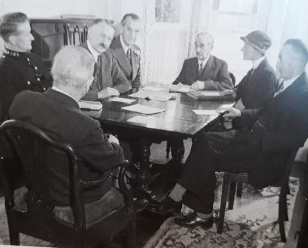 A meeting of the Orford anti-invasion committee in 1941